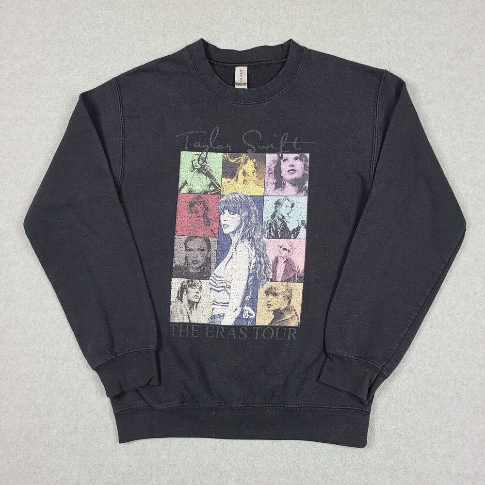 Taylor Swift Eras Tour Crewneck Sweatshirt Sz S Band Music Country Travis Kelce